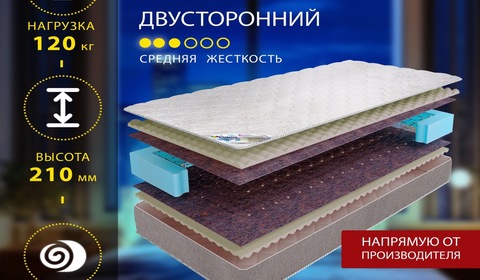 Матрац "Классик Симпл" 1600х2000